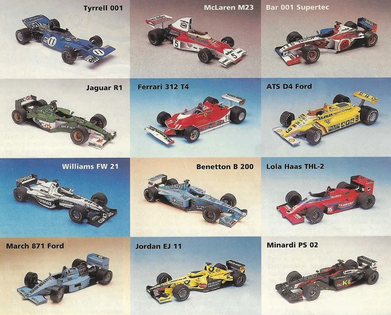 ABC special - 12x Formula F1 1971-2002